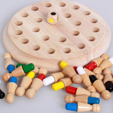Load image into Gallery viewer, Educational wooden chess game for good memory - Super Chic Toys
